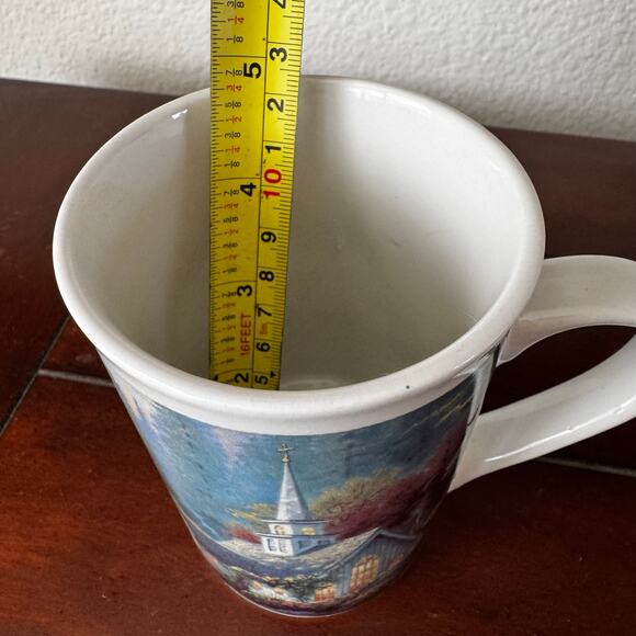 Thomas Kinkade VTG 1999 The Forest Chapel Collectable Coffee Cup Mug - Picture 9 of 9